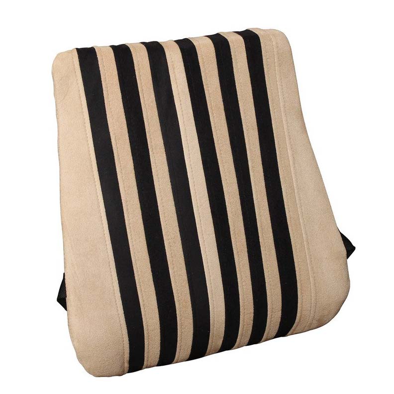 Beige, Black Velvet Car Pillow Cushion for Car (Rectangular, Pack of 1)