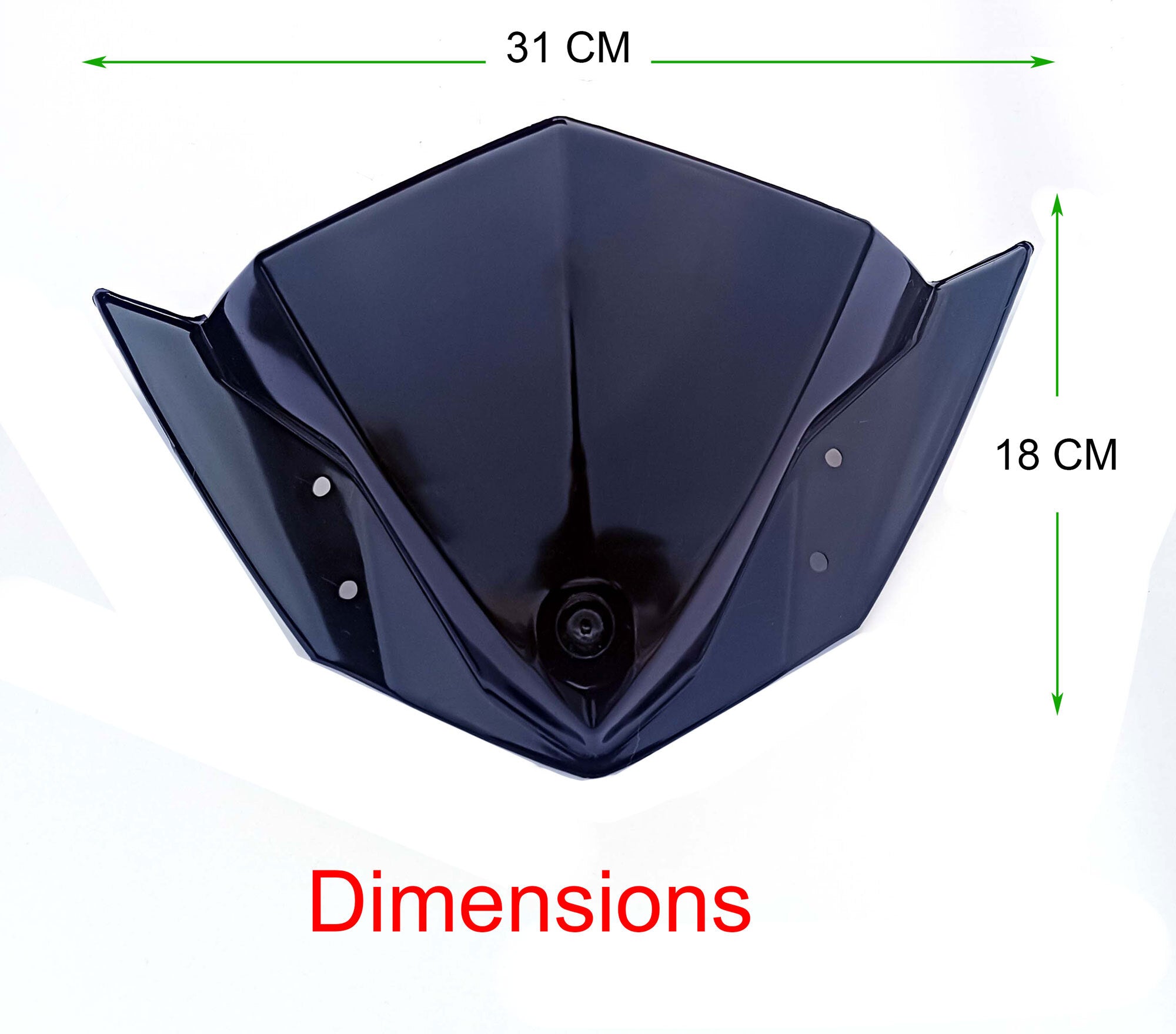 Motorcycle Black Windshield Windscreen for FZ-S Bike Windshield