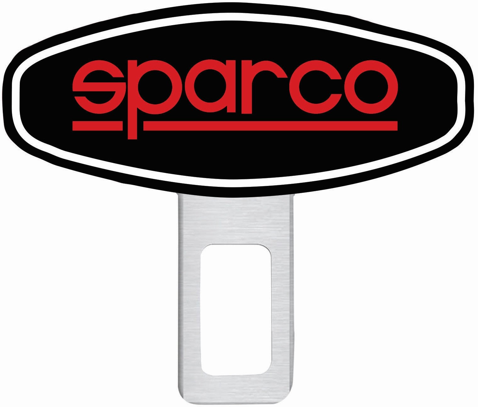 Sparco Premium Quality Car Metal Seat Belt Buckle & Alarm Stopper Replacement Kit -Set of 2 Pcs